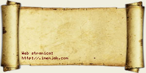 Žaklina Dedinac vizit kartica